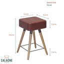 Ver imagem 4 de Banco Baixo Rio 50 cm Telha - Salaone