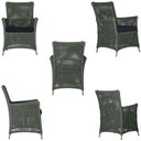 Ver imagem 2 de 4 Poltronas e 1 Mesa Igapó Alumínio Fendi Corda Náutica E12 Verde