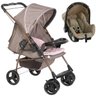 Carrinho Bebe Berço Passeio Reversível Até 15kg Reclinável Galzerano Milano + Bebê Conforto Até 13Kg - 1