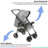 Carrinho Bebe Berço Passeio Reversível Até 15kg Reclinável Galzerano Milano + Bebê Conforto Até 13Kg - 8
