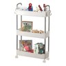 Prateleira Multiuso 3 Andares com Rodinhas - Organize com Facilidade Cor:branca - 8