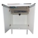 Ver imagem 5 de Tanque De Lavar Roupa De Inox 46l Gabinete 2 portas Montado