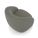 Ver mais imagens de Kit 2 Poltronas Decorativas Jenny Base Giratória em Metal Preto Veludo Cinza G45 - Gran Belo