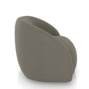 Ver imagem 7 de Kit 2 Poltronas Decorativas Jenny Base Giratória em Metal Preto Veludo Cinza G45 - Gran Belo