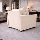 Ver imagem 3 de Poltrona Cama Mônica Suede Decorativa Confortável Moderna Sala Quarto Recepção