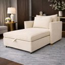 Ver imagem 2 de Poltrona Cama Mônica Suede Decorativa Confortável Moderna Sala Quarto Recepção