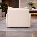 Ver imagem 4 de Poltrona Cama Mônica Suede Decorativa Confortável Moderna Sala Quarto Recepção