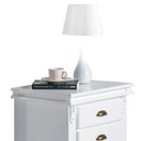 Ver imagem 2 de Mesa de Cabeceira 4 Gavetas Manchester 2044 Linz Móveis - Branco
