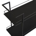 Ver imagem 5 de Carrinho Bar Industrial com 2 Prateleiras P1036 Preto