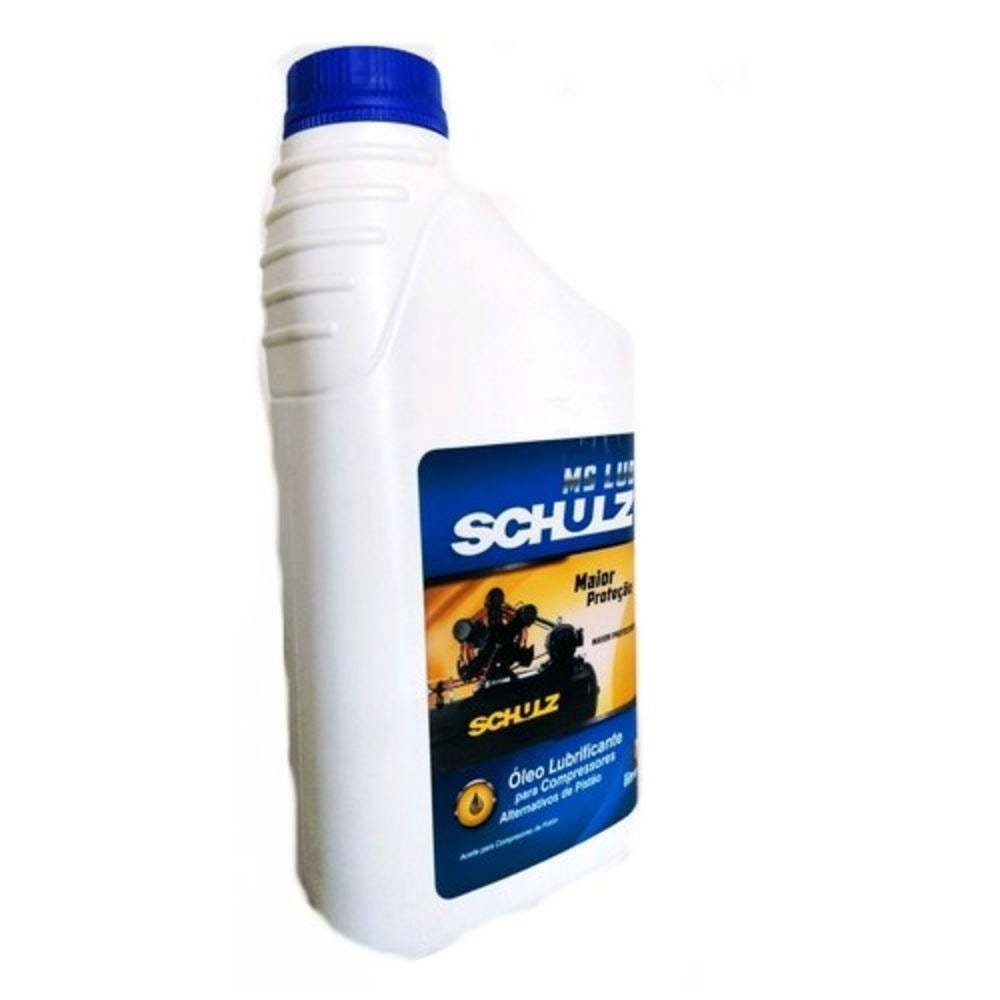 Óleo Lubrificante para Compressor de Pistão 1 litro MS LUB - Schulz 0100011-0