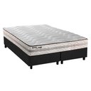 Ver imagem 1 de Cama Box Queen: Colchão Espuma D33 Paropas Pasquale Plus + Base CRC Suede Gray(158x198)