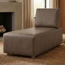 Ver imagem 2 de Sofá Chaise Modular Block 74x153 Pes Madeira Courino Tcs 729 Moll