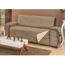 Ver imagem 1 de Protetor de Sofá Manu King para Assento 2,20m Dupla Face Microfibra Caqui Palha