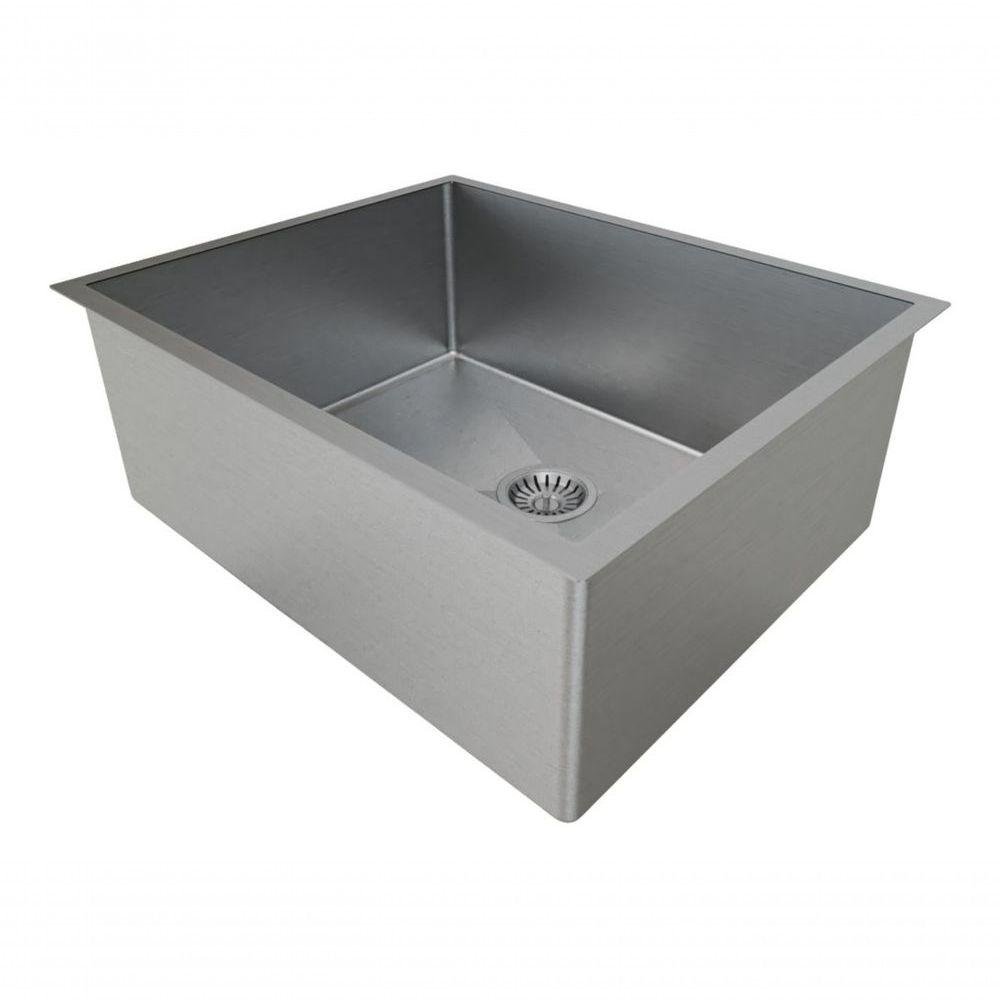 Cuba De Inox 50X40 Pia Embutida Quadrada Reta Luxo Technox - 2