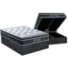 Conjunto Box Baú King: Colchão Molas Probel Ensacadas Masterpocket Prodormir Springs Black + Base - 1