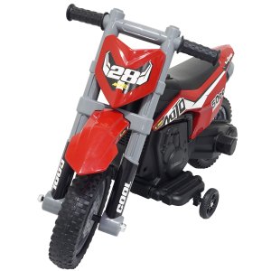 Mini Moto Cross Infantil Elétrica 6v Recarregável Triciclo Criança Vermelha Bivolt Brinqway Bw233 Bw