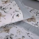 Ver imagem 5 de Combo 2 Jogo de Cama Lençol Casal California 4 Peças Salmão Cinza 100% Poliéster