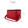 Bolsa Térmica Porta Marmita Lanche Bebida Vermelha - 3