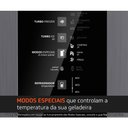 Ver mais imagens de Geladeira Brastemp Frost Free Duplex 462 litros branca com Painel Eletrônico e Turbo control - BRM55