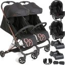 Ver imagem 1 de Carrinho Gemeos Galzerano Duolee 2 Bebe Conforto 2 Bases Cobre