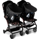 Ver imagem 4 de Carrinho Gemeos Galzerano Duolee 2 Bebe Conforto 2 Bases Cobre