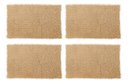 Ver imagem 1 de 4 Tapete de Banheiro Bolinha 58 X 38cm Antiderrapante Khaki
