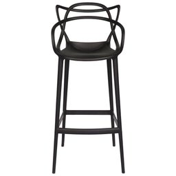 Kit C/ 2 Banquetas Allegra Masters 100% Polipropileno Preta - 3