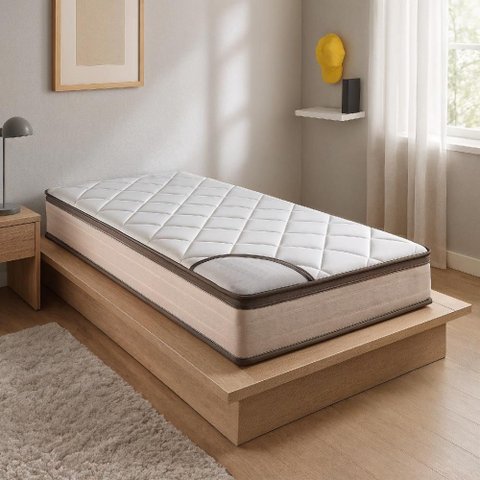 Colchão Solteiro Colorado Molas Ensacadas 88x188x26