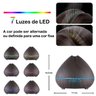 Difusor De Aroma Elétrico 400ml, Led 7 Cores Ultra Sônico - 6