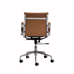 Kit 2 Cadeiras Escritório Stripes Diretor Pu Caramelo - 5