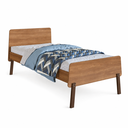 Ver imagem 3 de Cama de Solteiro para Colchões de 190x90cm Orlando Nogal CI090 Art In Móveis