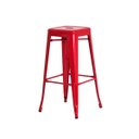 Ver imagem 2 de Kit 3 Banquetas Tolix Iron Design Vermelha