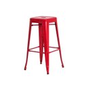 Ver imagem 2 de Kit 4 Banquetas Tolix Iron Design Vermelha