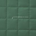 Ver imagem 7 de Kit Colcha Cobre Leito Matelado Casal Queen Size 3 Peças Copacabana 300 Fios Verde