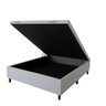 Cama Box Baú Casal Linho Cinza – Base Reforçada com Amplo Espaço Interno (1,38 X 1,88) - 2