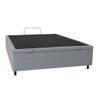 Cama Box Baú Casal Linho Cinza – Base Reforçada com Amplo Espaço Interno (1,38 X 1,88) - 5