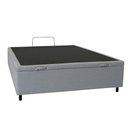 Ver imagem 5 de Cama Box Baú Casal Linho Cinza – Base Reforçada com Amplo Espaço Interno (1,38 X 1,88)
