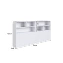 Ver imagem 2 de Estante Organizadora 194cm para Cama com Cantos Arrendondados Linha Infanto Completa Móveis
