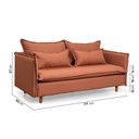 Ver imagem 4 de Sofá Modular 2 Lugares Pé Madeira Sôma CabeCasa MadeiraOriginals
