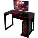 Ver imagem 1 de Mesa para Escrivaninha Gamer Preto/vermelho