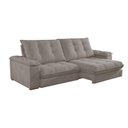 Ver imagem 6 de Sofá Dublin 02 Módulos de 80cm Br25cm Meu Sofá Online B002 Veludo Capuccino