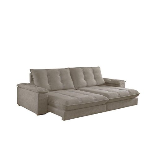 Sofá Dublin 02 Módulos de 80cm Br25cm Meu Sofá Online B002 Veludo Capuccino