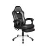 Cadeira Gamer Pelegrin Pel-3006 Couro Pu Preto e Cinza - 1