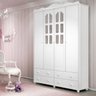 Guarda-Roupa Infantil 4 Portas 4 Gavetas Provence Planet Baby Potente - 1