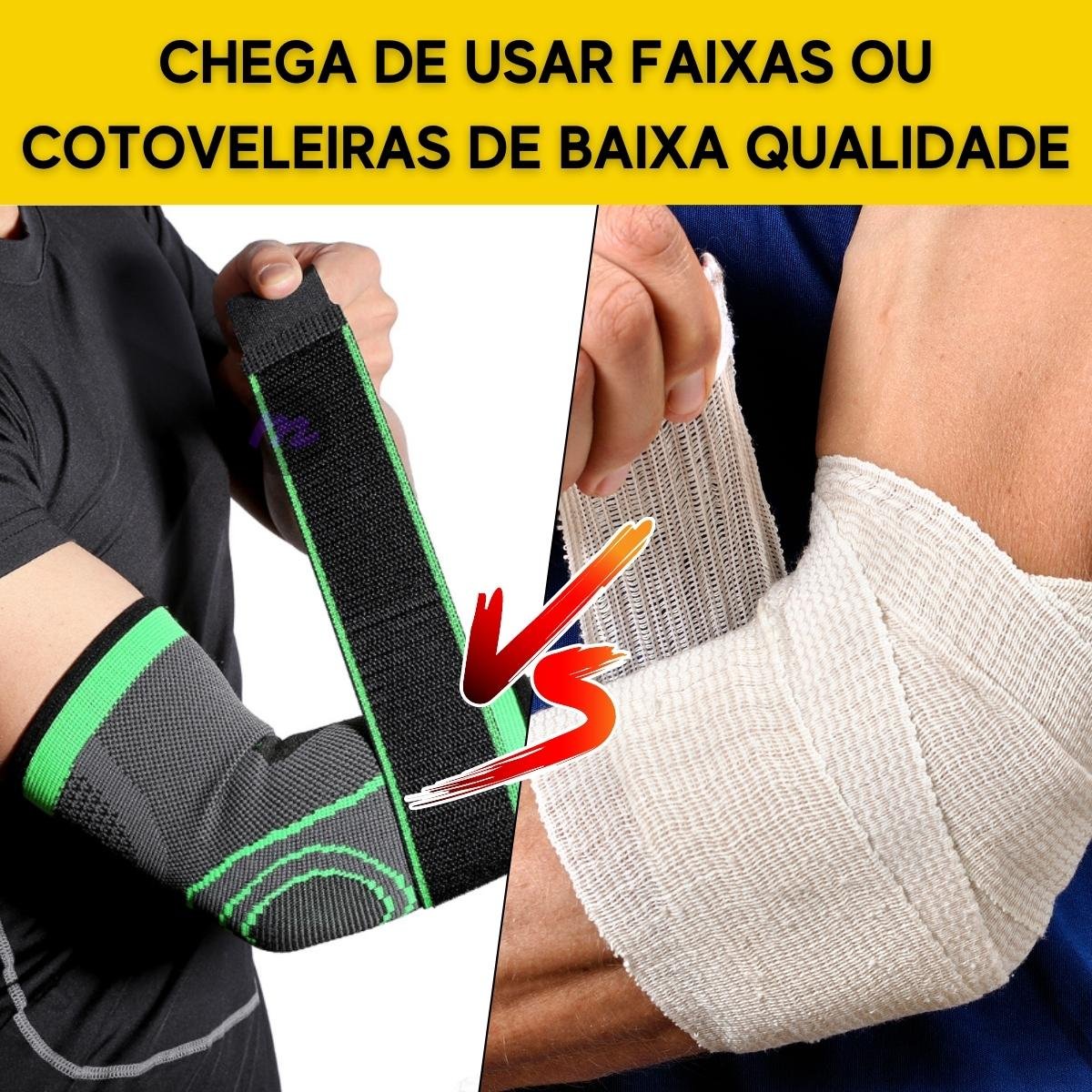 Cotoveleira Compressão Alivia Dores Ajustável Ortopédica Esportiva Academia - 6