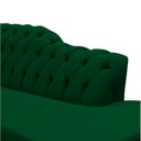 Ver imagem 3 de Recamier Decorativo Divã Styllus Lado Direito Bouclé Verde