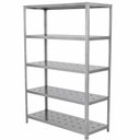 Ver imagem 3 de Estante 5 Planos Perfurados Inox 430 | 110×48,5x180cm