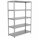 Ver imagem 1 de Estante 5 Planos Perfurados Inox 430 | 110×48,5x180cm