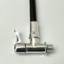 Torneira de Cozinha para Parede Gourmet Preta - 6