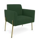 Ver imagem 7 de Sofá Namoradeira e Poltrona Pé de Ferro Dourado Salão Marisa Veludo Verde D03 - D'Rossi